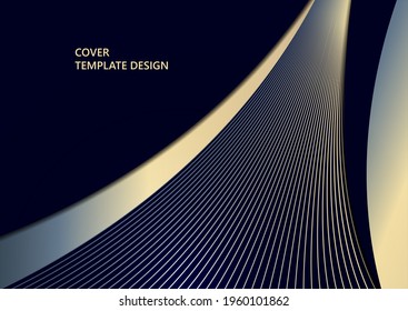 Minimalistic geometric backgrounds. Trendy gradient colors. Wavy lines. Paper cut effect. Design layout for business presentations, flyers, posters and invitations. Vector illustration
