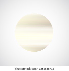 Minimalistic geometric design. Simple figure, Element for graphic web design, Template for print, textile, wrapping, decoration, Abstract vector illustration