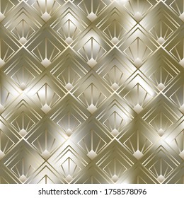 Minimalistic geometric design. Vector lines. Art Deco Pattern.