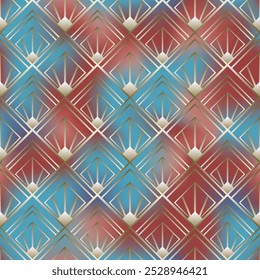 Minimalistic geometric design. Vector lines. Art Deco Pattern. Vector illustration