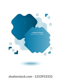 minimalistic geometric elements with modern gradients. unique graphic design for banner, poster, presentation, cover or other uses. flat illustration easy to edit and customize. eps 10