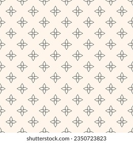 Motivo geométrico minimalista de un patrón impecable. Fondo monocromo mínimo. Repetir el diseño geográfico para la decoración, textil, tejido, papel pintado, tela 
