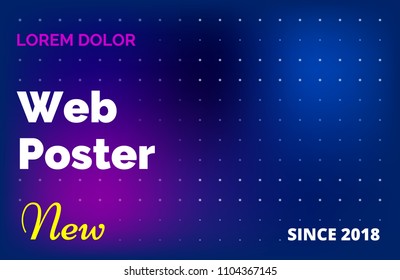 Minimalistic gradient background for your web poster, message, advertising and social media