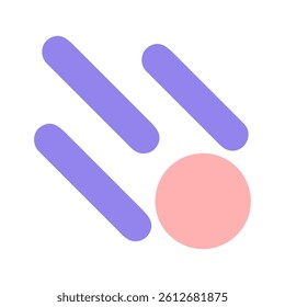 Minimalistic Graphic Design with Diagonal Elements