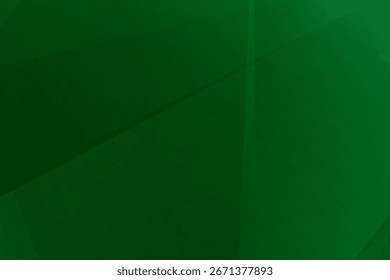 Minimalistic green abstract background with diagonal shapes and smooth gradient. Modern vector design, perfect for eco themes, business presentations, websites and digital templates.