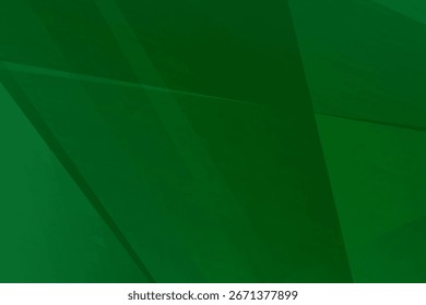 Fundo abstrato verde minimalista com formas diagonais e gradiente suave. Design vetorial moderno, perfeito para temas ecológicos, apresentações de negócios, sites e modelos digitais.