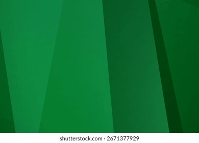 Fundo abstrato verde minimalista com formas diagonais e gradiente suave. Design vetorial moderno, perfeito para temas ecológicos, apresentações de negócios, sites e modelos digitais.