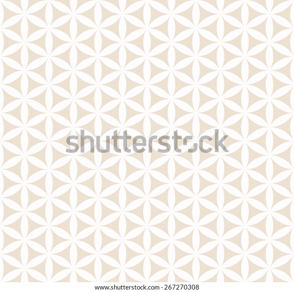 minimalistic hexagonal floral pattern of\
quarter circles. can by tiled\
seamlessly