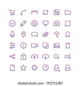 Minimalistic Icons Set