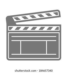 ilustración minimalista de un tablero de cierre, vector eps10