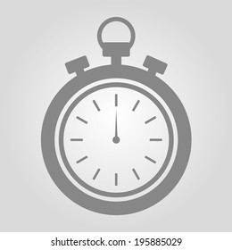 minimalistic illustration of a stopwatch