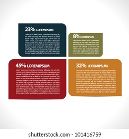Minimalistic infographic