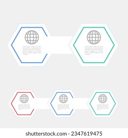 plantilla de diseño de vector infográfico mínimo