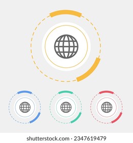 plantilla de diseño de vector infográfico mínimo