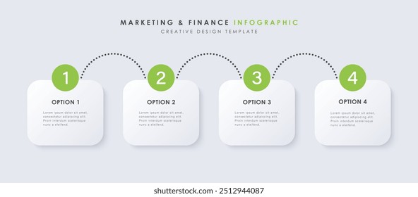 Minimalistic infographics template. Vector marketing and financial infographics