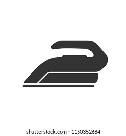 Minimalistic iron icon for digital and print
