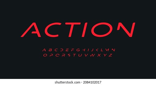 Minimalistic italic dynamic font movement alphabet. Modern logo elegant typography.Minimal futuristic typographic design. Thin sans serif letters set for speed logo, headline, monogram.Vector typeset