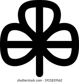 Minimalistisches Blatt, Illustration, Vektorgrafik auf weißem Hintergrund.