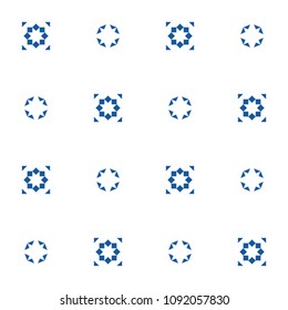 minimalistic light pattern for textile. Simple round ornament.Hipster style. Classic shirt pattern