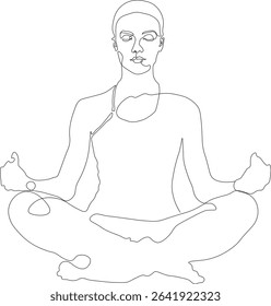 Minimalistic line art illustrations of six different yoga and pilates poses. For wellness content, fitness blogs, posters and modern interior decoration.