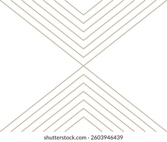 Minimalistic Lined Geometric Shapes Composition 