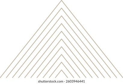 Minimalistic Lined Geometric Shapes Composition 