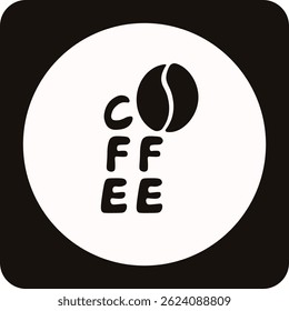 Minimalistic logo for coffee shop