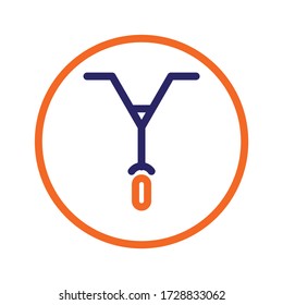 concepto de diseño de logotipo minimalista rueda de disco