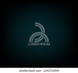 Minimalistic logo design. Creative logo. A beautiful and simple element.