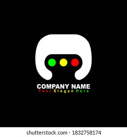 Icono de logotipo mínimo en diseño de vector de color