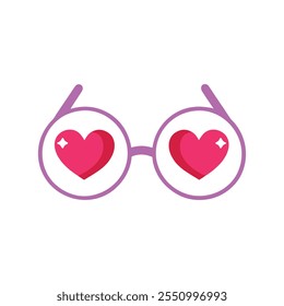 Minimalistic Love-Themed Eyewear Design for Valentine’s Day Celebrations