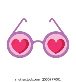 Minimalistic Love-Themed Eyewear Design for Valentine’s Day Celebrations