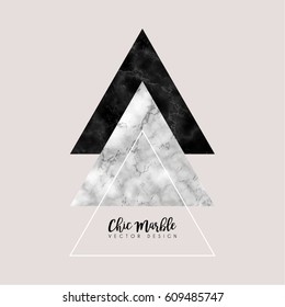 Diseño minimalista de vectores de mármol