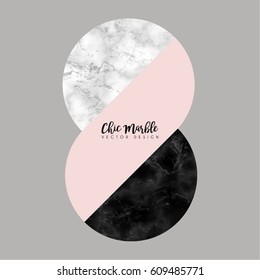 Minimalistic Marble Vector Design