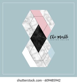 Minimalistic Marble Vector Design