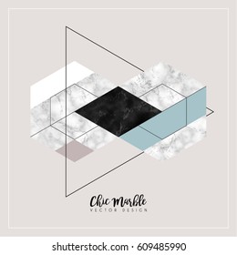 Minimalistic Marble Vector Design