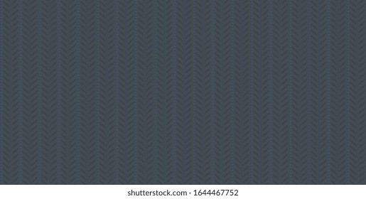 Minimalistic masculine pattern herringbone pinstripe seamless background. Monochrome grey green graphics. Print block for apparel textile, ladies dress fabric, mens shirt, silk scarf, fashion garments