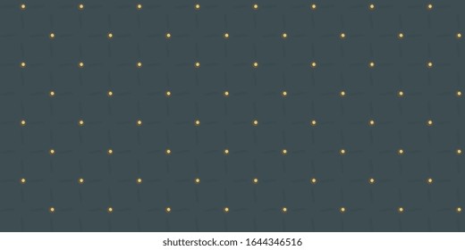 Minimalistic masculine pattern polka dot repeat motif on abstract check background. Monochrome grey graphics. Print block for apparel textile, ladies dress fabric, mens scarf, shirt, fashion garment.