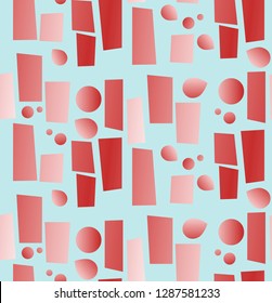 Minimalistic memphis scribble seamless pattern for textile design, poster, print, web background
