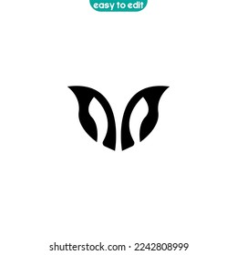 minimalistic modern bird logo design