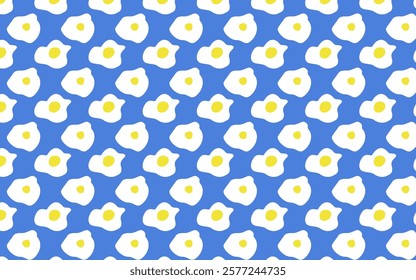 Minimalistic and modern egg pattern. Ideal for creating bold and eye-catching designs for various products, such as kitchenware, packaging, and home decor