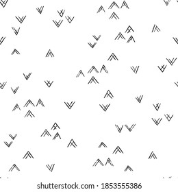 Minimalistic modern mountain peak pattern. Abstract triangular textured background design. Vector illustration for a minimalistic design. Modern elegant background.