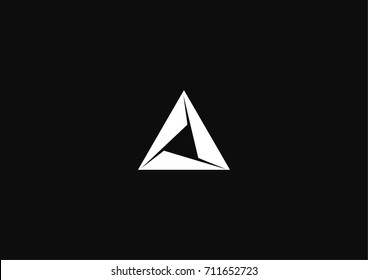 Minimalistic modern triangle icon logo
Triangle photo shoot button icon