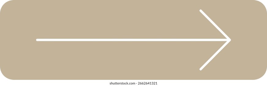 Minimalistisches Monoline Arrow Design Element