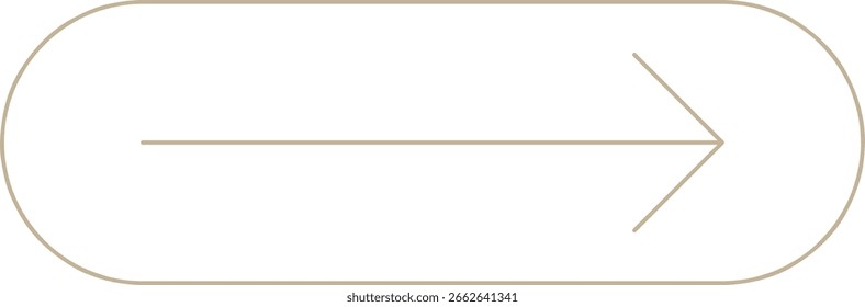 Minimalistisches Monoline Arrow Design Element