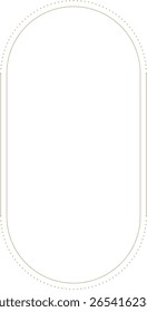 Quadro de Arco Geométrico Monoline Minimalista