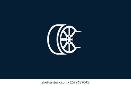 Minimalistic moving Rim logo design
