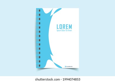 Minimalistic Notebook cover design templates. Layout set for covers of books, albums, notebooks, reports, magazines. Cover page design template. Geometric brochure layout. Vector illustration 