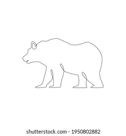 1,059 Bear One Line Drawing Images, Stock Photos & Vectors | Shutterstock