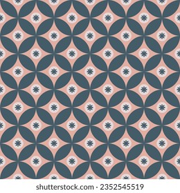 Minimalistic pattern design created with pastel colors
